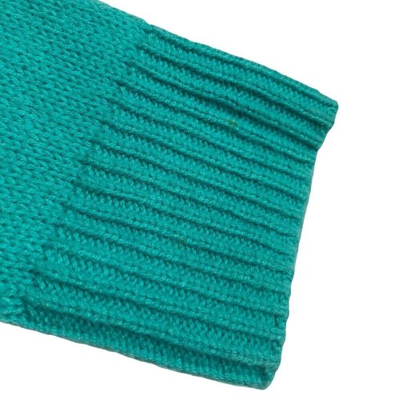 Talbots Cardigan Sweater Womens M Green Lambswool Blend V-Neck Button Up Preppy - Picture 10 of 16